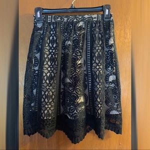 Black Lace Skirt
